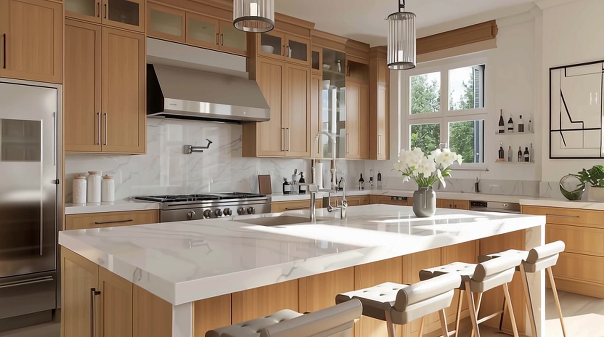 Luxury kitchen by Novellux Cabinetry